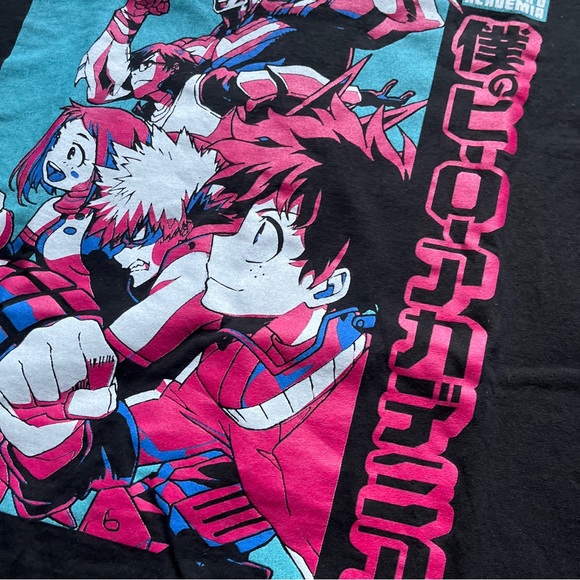 Funimation My Hero Academia Black T (M) - Picture 5 of 5